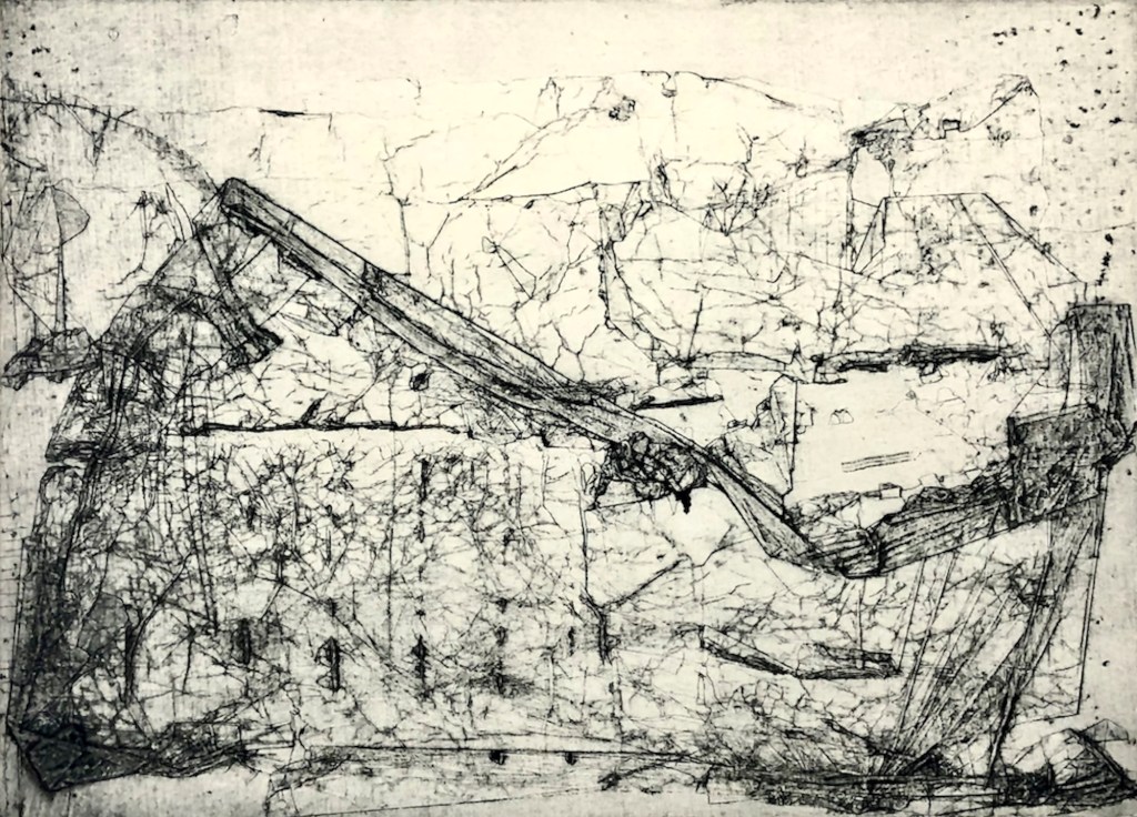 Topographical dream with fold ©Alan Jenkins,
